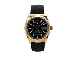 Thumbnail von Rolex Sky-Dweller Gelbgold / Oysterflex Ref. 336238 Schwarz