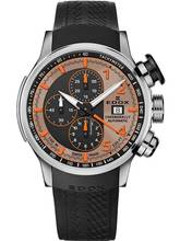  Edox Chronorally 01129-TNCA-BENO Chronorally Automatik Herrenuhr 45mm 10ATM  