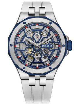  Edox 85303-357BUCAB-BUIRB Delfin Mecano Automatik Herrenuhr 43mm 20ATM 