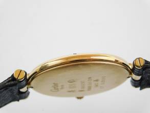 Thumbnail von Cartier Vendome 30mm Herrenuhr Rarität im TOP Zustand mit original Band & Schließe