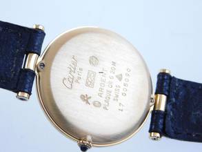 Thumbnail von Cartier Vendome 30mm Herrenuhr Rarität im TOP Zustand mit original Band & Schließe