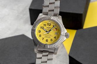  Breitling Avenger Seawolf 44 Automatik Datum Titan Herrenuhr Ref. E17370 