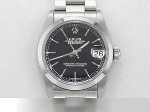 Thumbnail von Rolex Datejust 31 31mm Medium 2003 Lc100 Edelstahl Automatik Damenuhr Stahl Stainless Steel Oyster-band Chronometer Black Dial