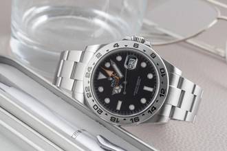 Thumbnail von Rolex Explorer II Black Dial Oyster Edelstahl Automatik Herrenuhr Ref. 216570