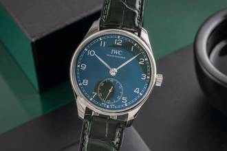 Thumbnail von IWC Portugieser Automatik Stahl Automatik Herrenuhr Ref. IW358305 B&P 2023