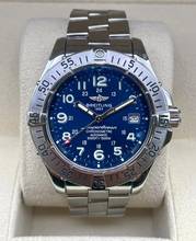  Breitling Superocean Blue Dial Automatic 42mm like New 1500M Water Resistant  