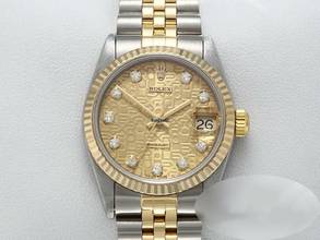  Rolex Datejust 31 31mm Medium Stahl Gelbgold 750 2000 Diamanten Automatik Stainless Steel 18kt Yellow Gold Jubilé-band Chronometer Oyster 