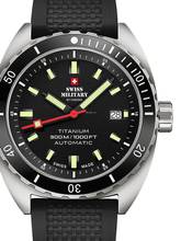  Swiss Military SMA34100.06 Diver Titanium Automatik Herrenuhr 42mm 30ATM  