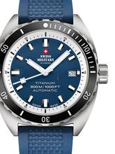  Swiss Military SMA34100.09 Diver Titanium Automatik Herrenuhr 42mm 30ATM 