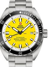  Swiss Military SMA34100.05 Diver Titanium Automatik Herrenuhr 42mm 30ATM 