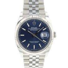  Rolex Datejust 36 Fluted Jubilee Blue Dial  