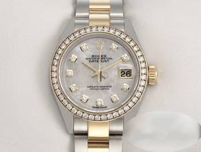  Rolex Lady-Datejust 28 279383 Rbr Stahl Gelbgold 750 Permutt Diamanten Automatik Stainless Steel 18kt Yellow Gold Oyster-band Chronometer 