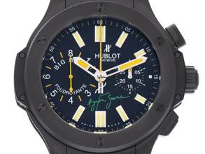 Thumbnail von Hublot Big Bang Ayrton Senna Chronograph Ref.315.Cl.1129.RX.AES09 2009 original Box wie Neu Vintage Limitiert