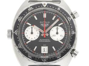 Thumbnail von Heuer Autavia Chronograph Ref.1163 1978 Full Set Original unpoliert