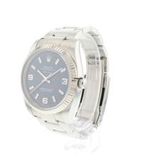  Rolex Air King 34 Blue Dial Fluted  