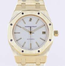  Audemars Piguet Royal Oak 18K Gold 36mm Dream white Dial Automatic rar Klassiker Date  