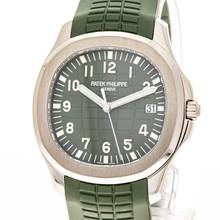 Thumbnail von Patek Philippe Aquanaut Whitegold 42 Green – 5168G-010 – like NEW – 2019 Full Set