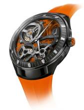  Bulova Accutron 28A205 Herrenuhr Accutron DNA Casino Ltd. Ed. orange 