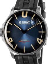  U-Boat 8704/E Darkmoon Blue SS Soleil Herrenuhr 44mm 5ATM 