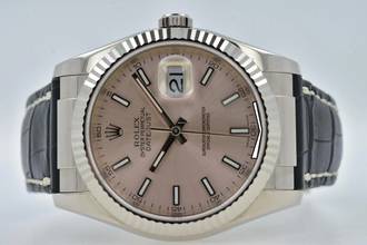  Rolex Datejust 36 Oyster Perpetual Datejust 18k White Gold 116139 Rolex Service 2023  