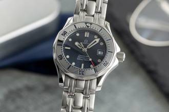 Omega Seamaster Professional 300M Edelstahl Quarz Damenuhr Ref. 2582.80.00  