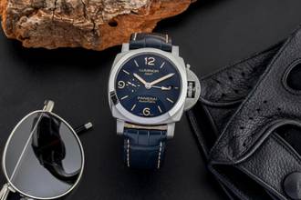  Panerai Luminor GMT Automatic Stahl Herrenuhr Ref. PAM01033 Box & Papiere 2019  