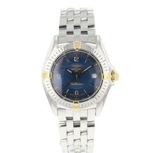  Breitling Callistino Steel Blue Dial  