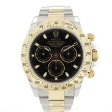  Rolex Daytona Steel Gold Black Dial  