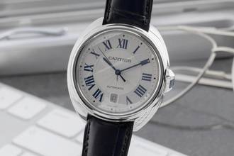 Thumbnail von Cartier Clé de Cartier Edelstahl Automatik Herrenuhr Ref. WSCL0018