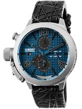  U-Boat Classico 3003 Herrenuhr Classico Titanium Blue Automatik Chronograph 45mm 10ATM 