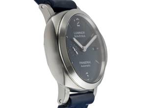 Thumbnail von Panerai Luminor Marina Automatic Stahl Automatik Herrenuhr Ref. PAM01313 B&P 2022