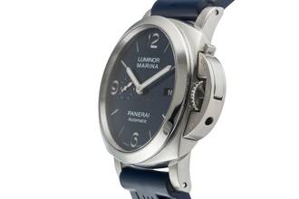 Thumbnail von Panerai Luminor Marina Automatic Stahl Automatik Herrenuhr Ref. PAM01313 B&P 2022