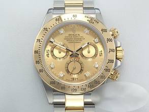  Rolex Daytona 116523 2012 Stahl Gelbgold 750 Diamanten Automatik Stainless Steel 18kt Yellow Gold Oyster-band Chronometer  