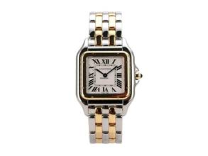 Thumbnail von Cartier Panthère de Cartier großes Modell Edelstahl / Gelbgold Ref. W2PN0016