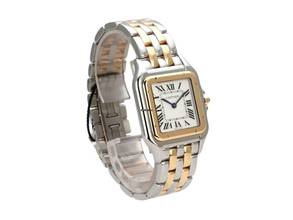 Thumbnail von Cartier Panthère de Cartier großes Modell Edelstahl / Gelbgold Ref. W2PN0016