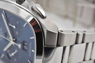 Thumbnail von Glashütte Original Seventies Chronograph Panoramadatum Senator Seventies Panorama Date Chronograph 1-37-02-08-02 Blue Dial