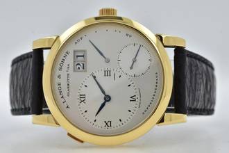 Thumbnail von A. Lange & Söhne Lange 1 18k Yellow Gold 101.002 First Series Full Caseback Proof of origin