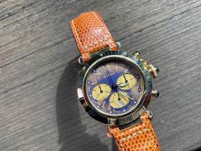 Thumbnail von Cartier Pasha Chronograph | 30009 | German Full Set 1993 | yellow gold