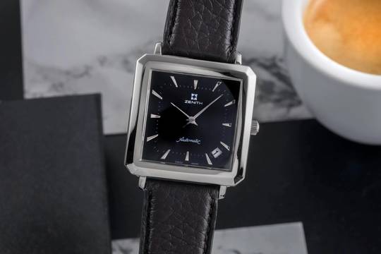  Zenith Elite Stahl Automatik Herrenuhr Ref. 90/01.0100.670 Klassiker  