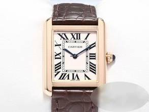 Thumbnail von Cartier Tank Solo Edelstahl Rosegold 750 2017 W5200024 Stahl Steel 18kt Rose Gold Damen