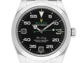  Rolex Air King Ref.116900 2017 Full Set wie Neu Vintage  