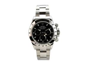  Rolex Daytona Edelstahl 116520 Schwarz  