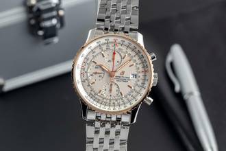 Thumbnail von Breitling Navitimer Chronograph Stahl / Gold Automatik Ref. U13324211G1A1 B&P