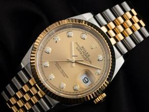  Rolex Datejust 36 Diamanten Ref.126233 2019 LC 100 Full Set wie Neu 