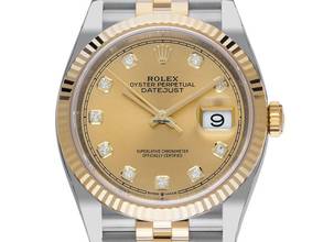 Thumbnail von Rolex Datejust 36 Diamanten Ref.126233 2019 LC 100 Full Set wie Neu