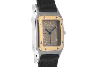 Thumbnail von Cartier Santos Galbée GM Ref.187901 1995 Box&Beschreibung sehr gut Vintage