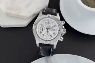 Thumbnail von Breitling Super Avenger Chronograph Edelstahl Automatik Ref. A13370 Papiere 2007