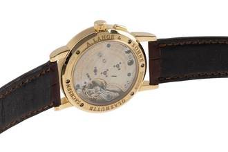 Thumbnail von A. Lange & Söhne Saxonia Großdatum 18K Gold Handaufzug 105.021 B&P 1999