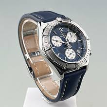 Thumbnail von Breitling Sirius A53011-024 Unisex Stahlgehäuse Lederband dunkelblau Box / Papiere vollständig Full Set