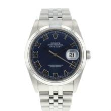  Rolex Datejust 36 Jubilee Blue Roman Dial  